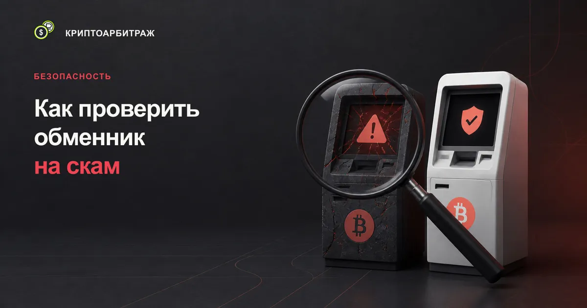 Лупа показывает пустой резерв и треснувшее основание за аккуратным фасадом обменника