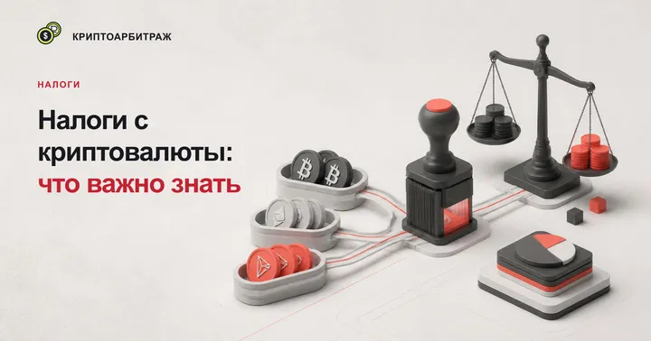 Документы и токены разложены по секциям и соединены красной линией с налоговым штампом